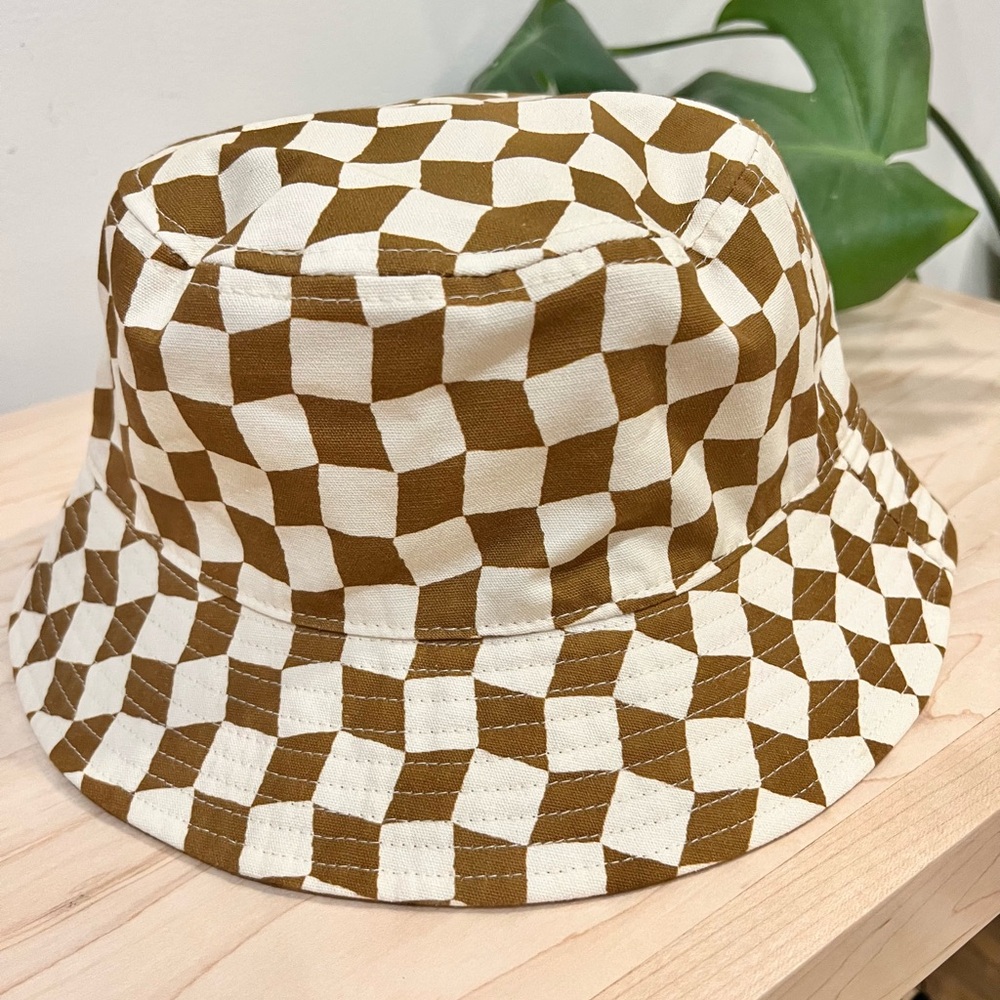 Madewell Reversible Check Bucket Hat